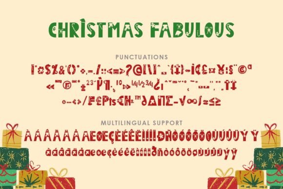 Christmas Fabulous Font font preview - 5