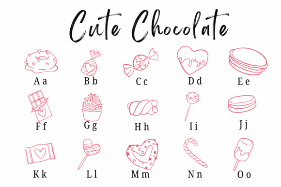 Cute Chocolate Font - Preview 1