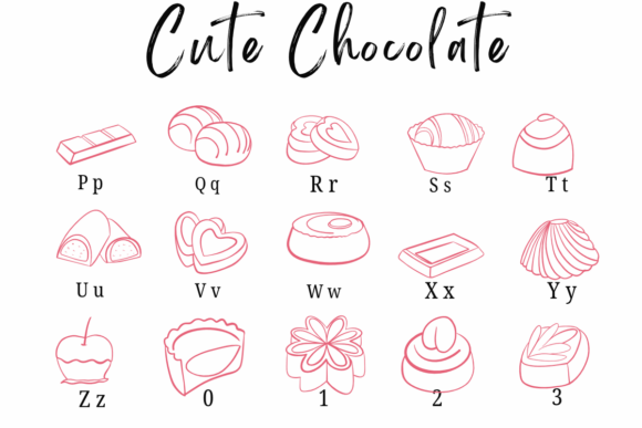 Cute Chocolate Font - Preview 2