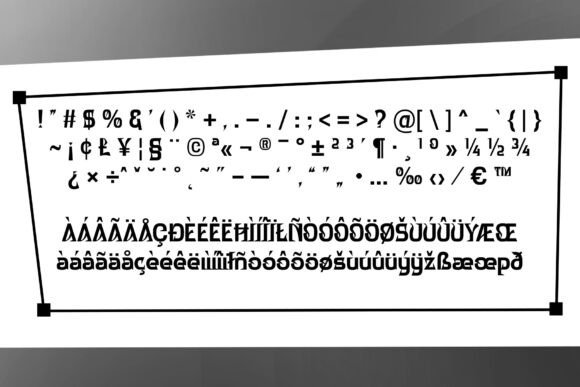 Cyberal Font PNG with transparent background - Preview 6