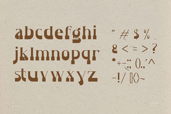 Decall Font - Preview 4