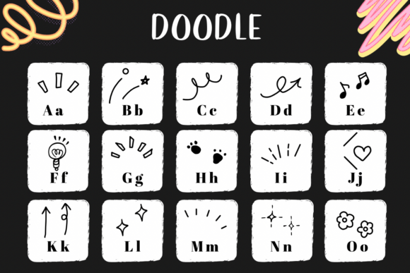 Doodle Font - Preview 1