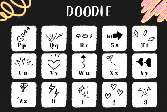 Doodle Font - Preview 2