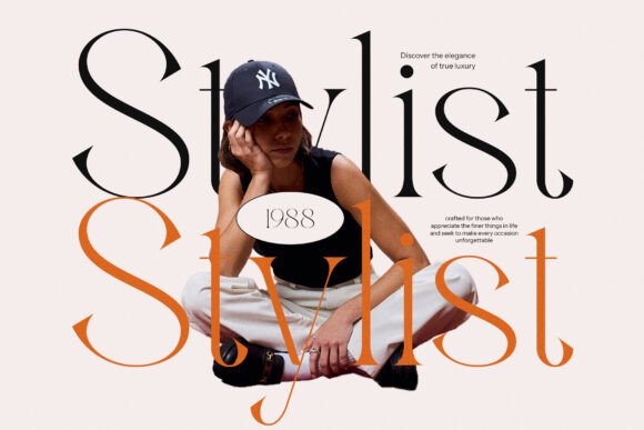 Elgina Font PNG with transparent background - Preview 4