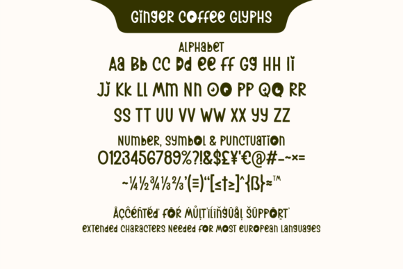 Ginger Coffee Font - Preview 3