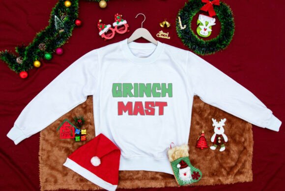 Grinch Granch Font PNG with transparent background - Preview 1