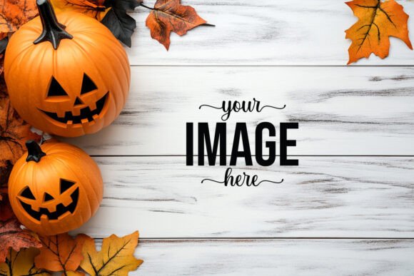 Halloween Background Mockup