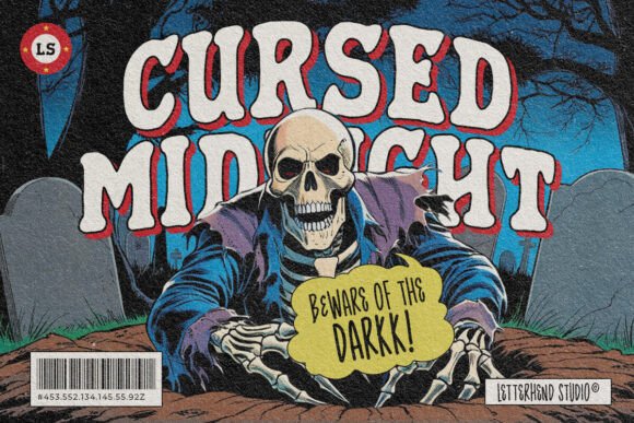 Haunted Night Font - Preview 6
