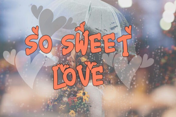 Relove Font PNG with transparent background - Preview 1