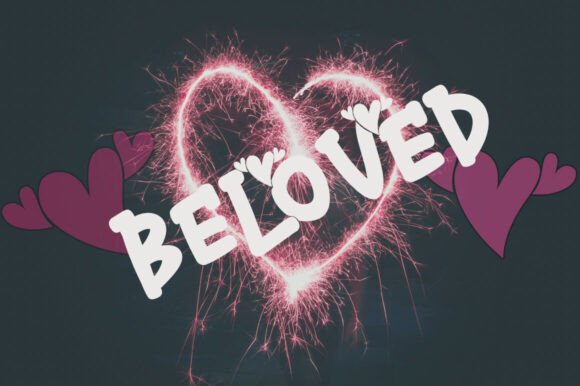 Relove Font PNG with transparent background - Preview 2