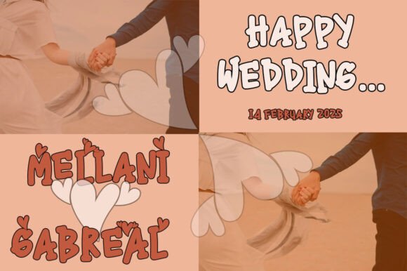 Relove Font PNG with transparent background - Preview 4