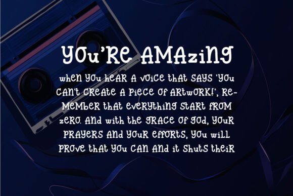 Rifz Font PNG with transparent background - Preview 1