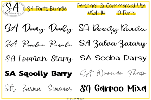 Script And Handwritten Bundle Fonts
