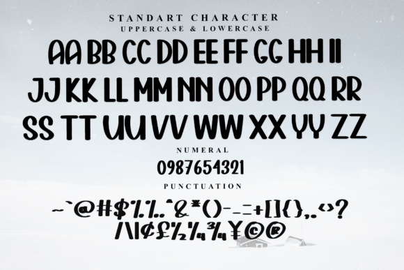 Simple Break Font PNG with transparent background - Preview 4