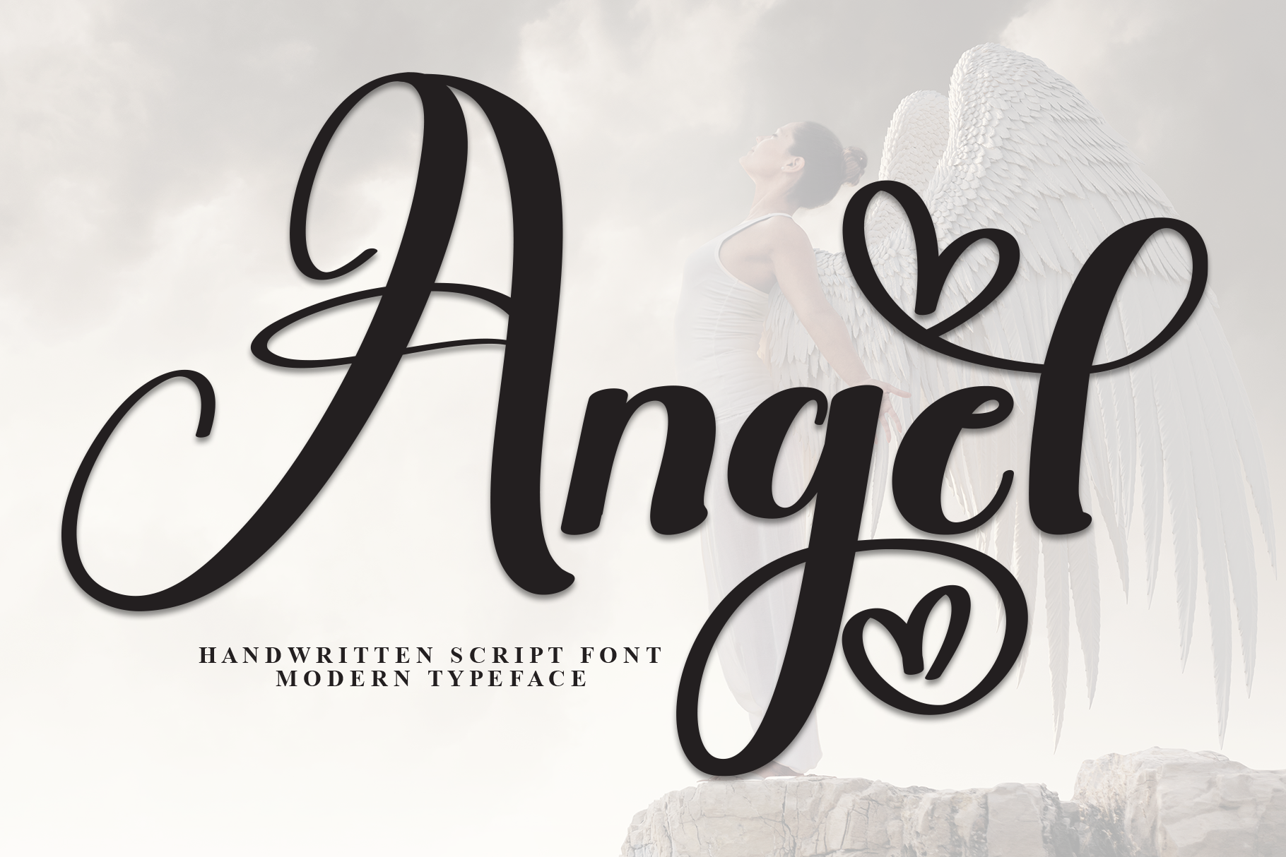 Angel Font by william jhordy · Creative Fabrica