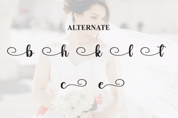 Bride Font - Preview 6
