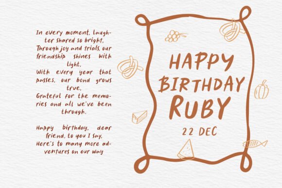Caramel Sauce Font - Preview 3