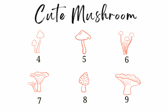 Cute Mushroom Font - Preview 3