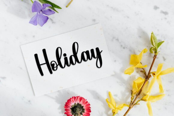 Digital Sticker Font PNG with transparent background - Preview 2