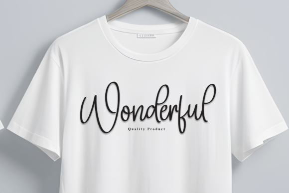 Embroidery Winter Font - Preview 3