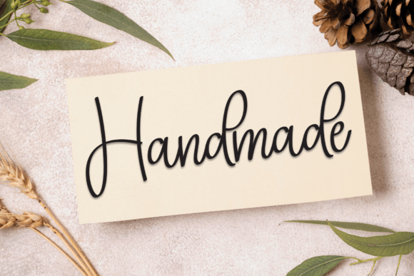 Embroidery Winter Font - Preview 4
