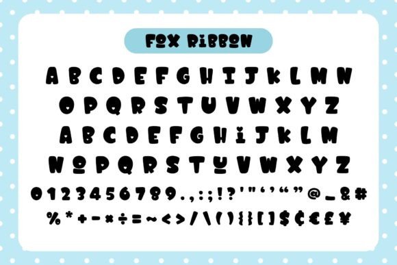 Fox Sewing Font - Preview 5