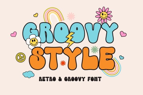 Groovy Style Font - Preview 1