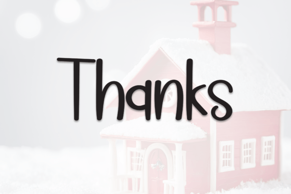 Home and Santa Font - Preview 6