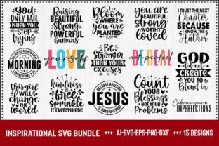Inspirational SVG Bundle Graphic by creativemim2001 · Creative Fabrica