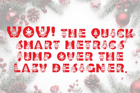 Merry Tree Font font preview - 1