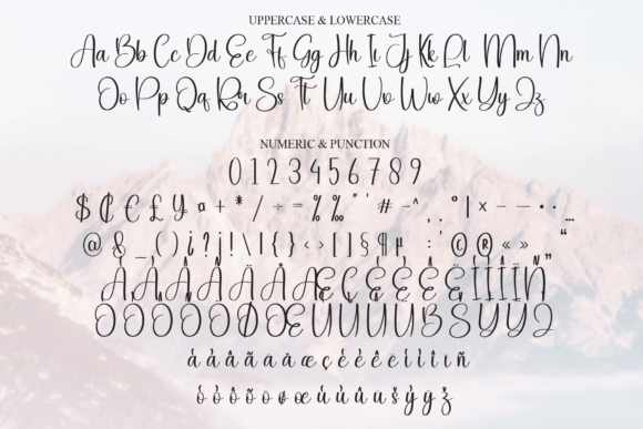 Mountage Font PNG with transparent background - Preview 6