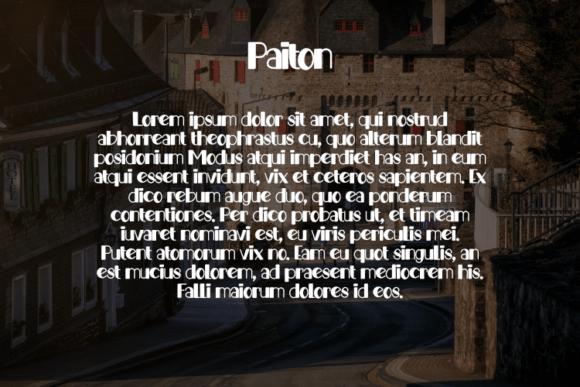 Paiton Font PNG with transparent background - Preview 2