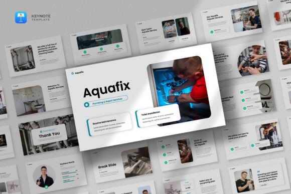 Plumbing Services Keynote Template