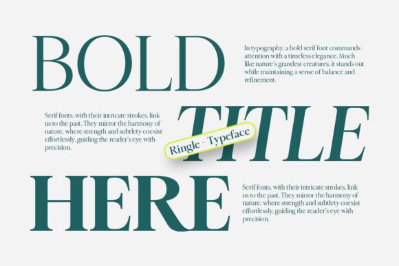 Ringle Font PNG with transparent background - Preview 2