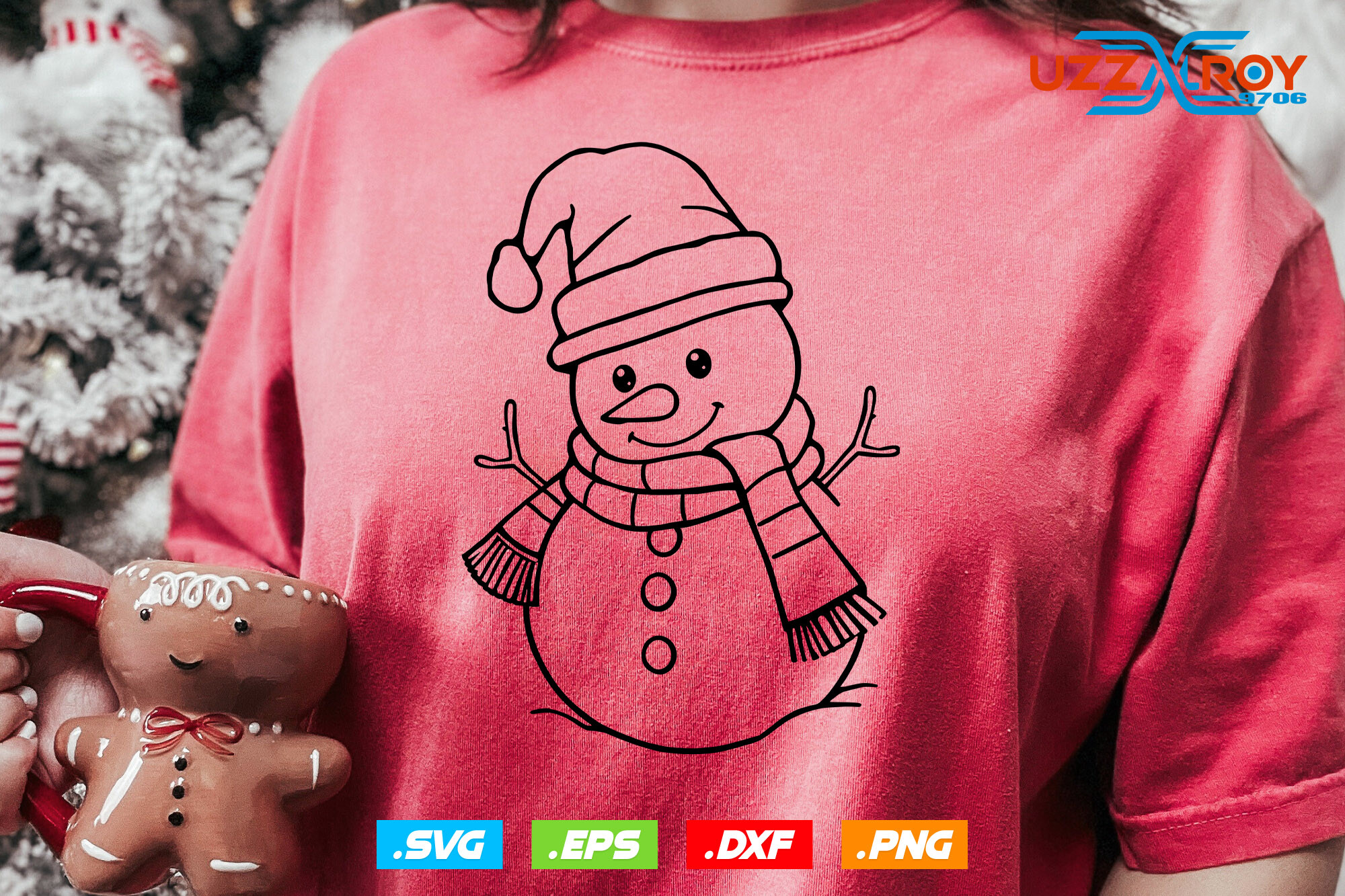 Snowman SVG, Christmas Snowman SVG Graphic by uzzalroyy9706 · Creative ...