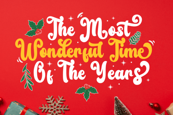 Christmas Font - Preview 6