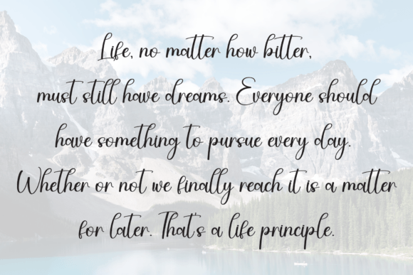 Angela Signature Font - Preview 5