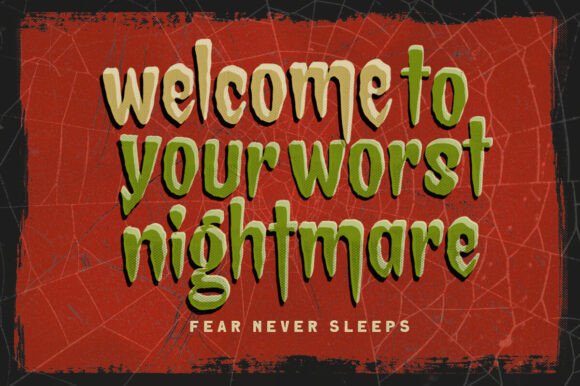 Creepy Mansion Font - Preview 1