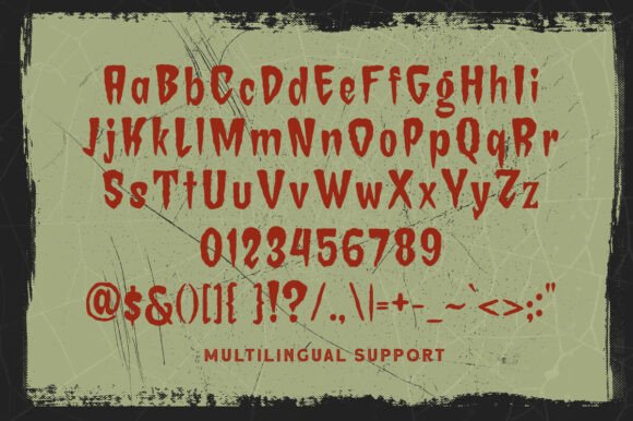 Creepy Mansion Font - Preview 3