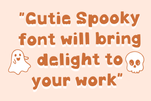 Cutie Spooky Font - Preview 1