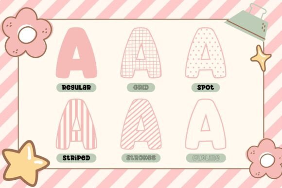 Fox Sweetie Font PNG with transparent background - Preview 1