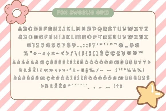 Fox Sweetie Font PNG with transparent background - Preview 6