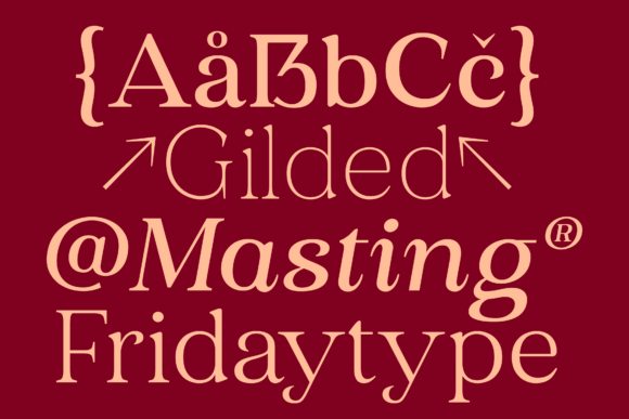 Gilded Masting Font - Preview 3