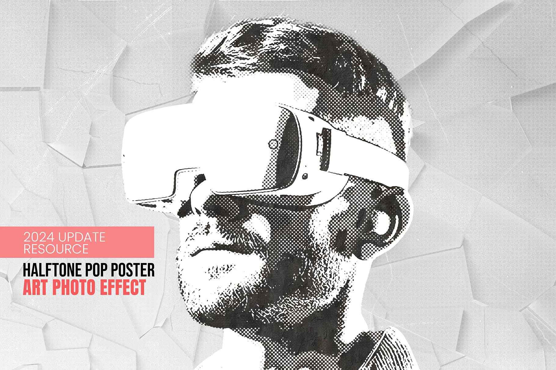 Halftone Pop Poster Art Effect Graphic by mristudio · Creative Fabrica