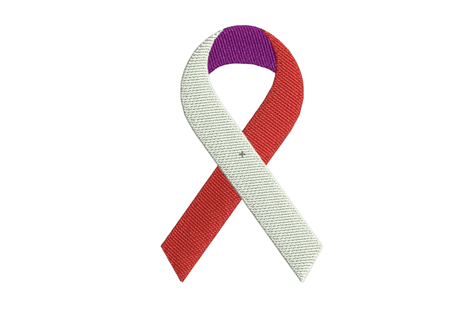 Head & Neck Cancer Ribbon Embroidery