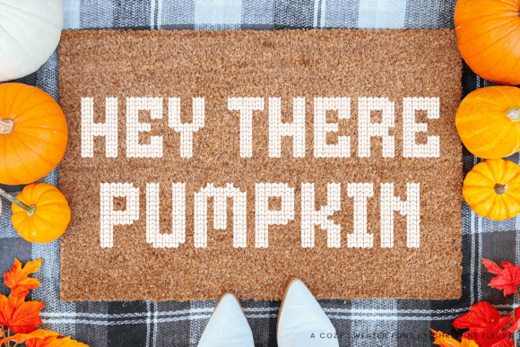 Knitted Sweater Font PNG with transparent background - Preview 2