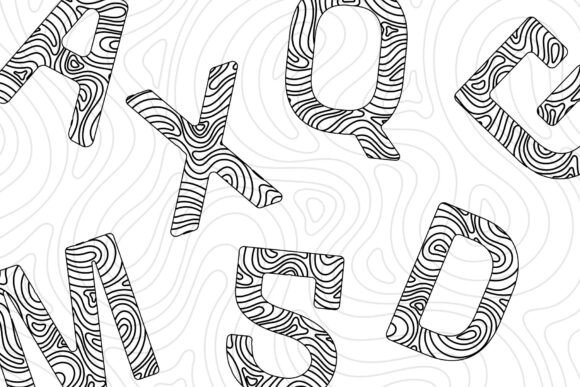 Kuya Kayu Font PNG with transparent background - Preview 1