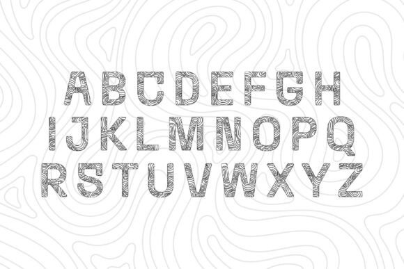 Kuya Kayu Font PNG with transparent background - Preview 2
