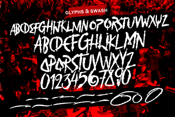 Nocture Font PNG with transparent background - Preview 5