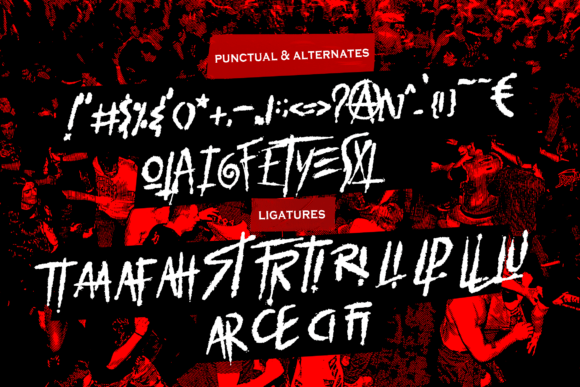 Nocture Font PNG with transparent background - Preview 6